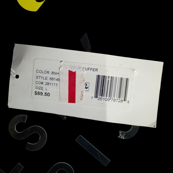 Maralyn & Me Vibrant Blue Puffer Jacket - Picture 4 of 6